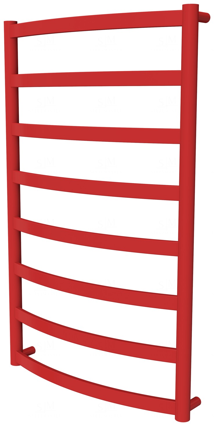 

Красный полотенцесушитель Maxima 8 RAL3020 лесенка 850x532, red