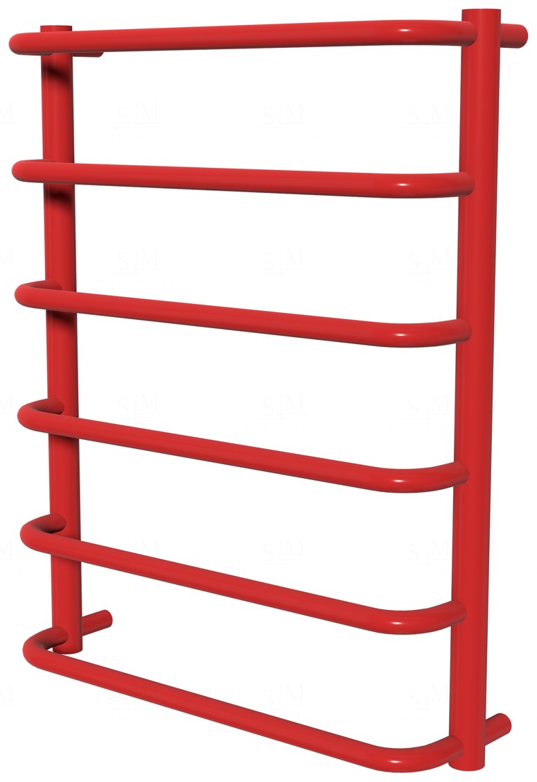 

Полотенцесушитель Modern 6 красная RAL3020 лесенка 650x532, red