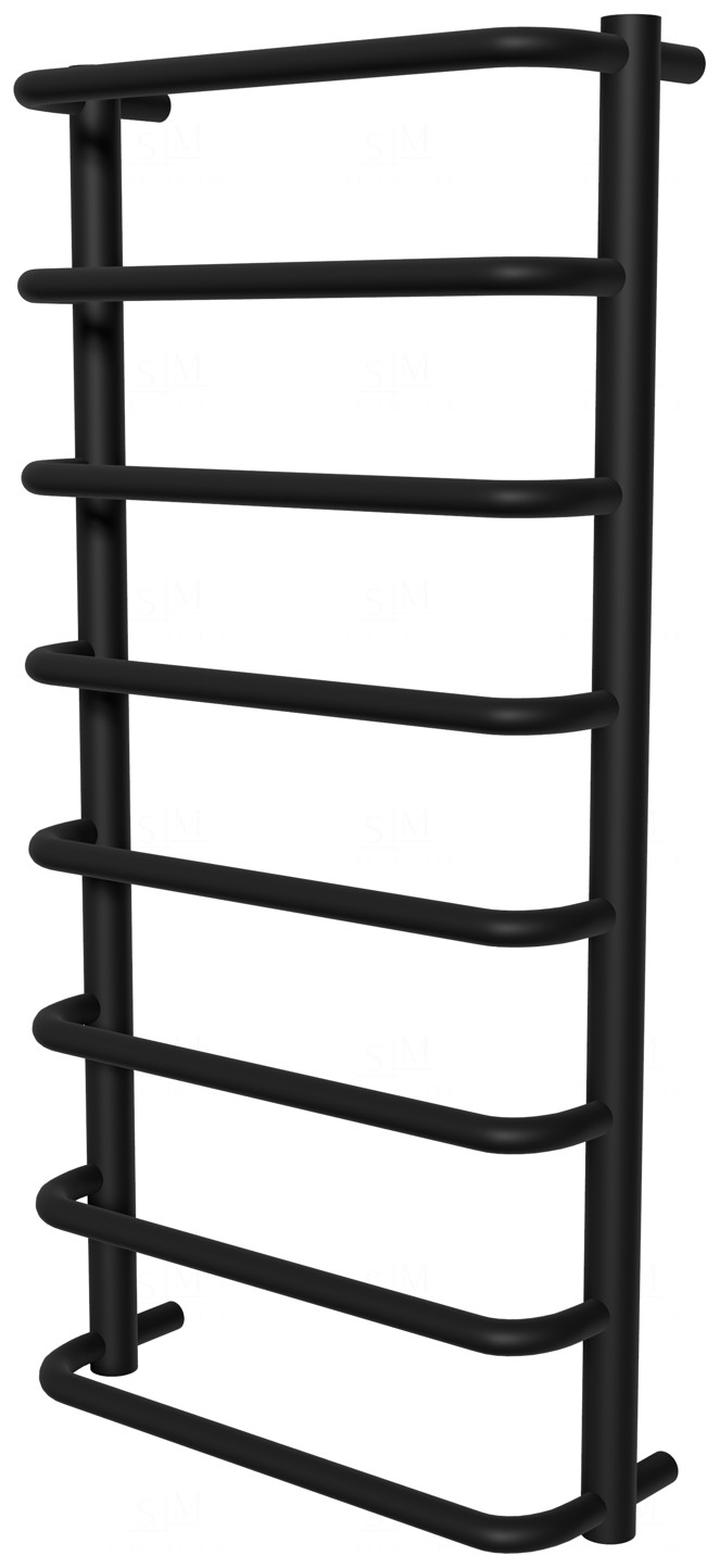 

Сушилка для полотенец Modern 8 черная RAL9005 лесенка 850x432, black