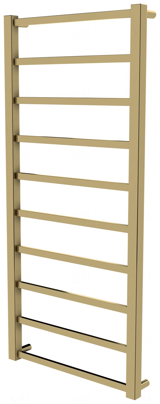 

Золотая сушилка для полотенец Quatro 10 лесенка 1050x480, gold