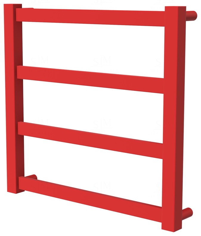

Сушилка для полотенец Extra 4 красная RAL3020 лесенка 450x480, red