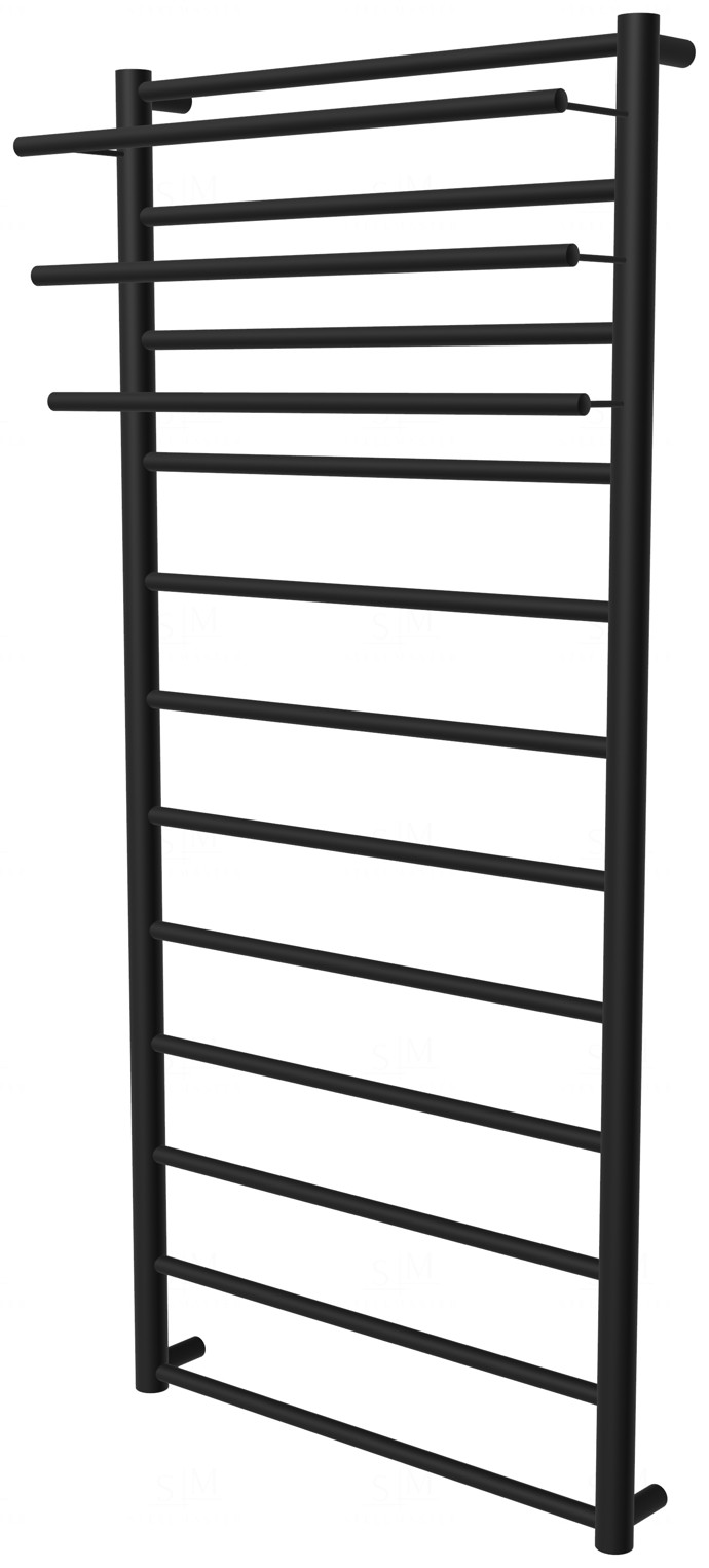 

Полотенцесушитель Elegant 12 черная RAL9005 лесенка 1250x532, black