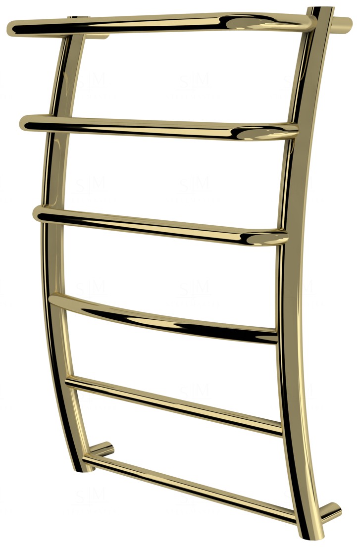 

Золотая сушилка для полотенец Breeze 6 лесенка 650x432, gold