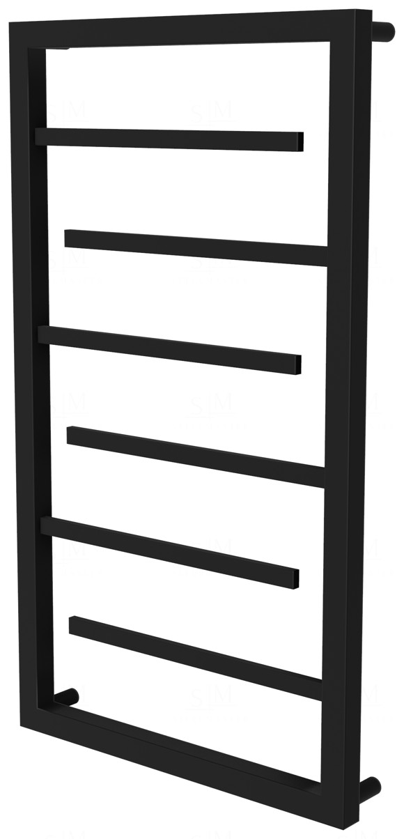

Сушка для полотенец Prestige 6 черная RAL9005 лесенка 750x480, black