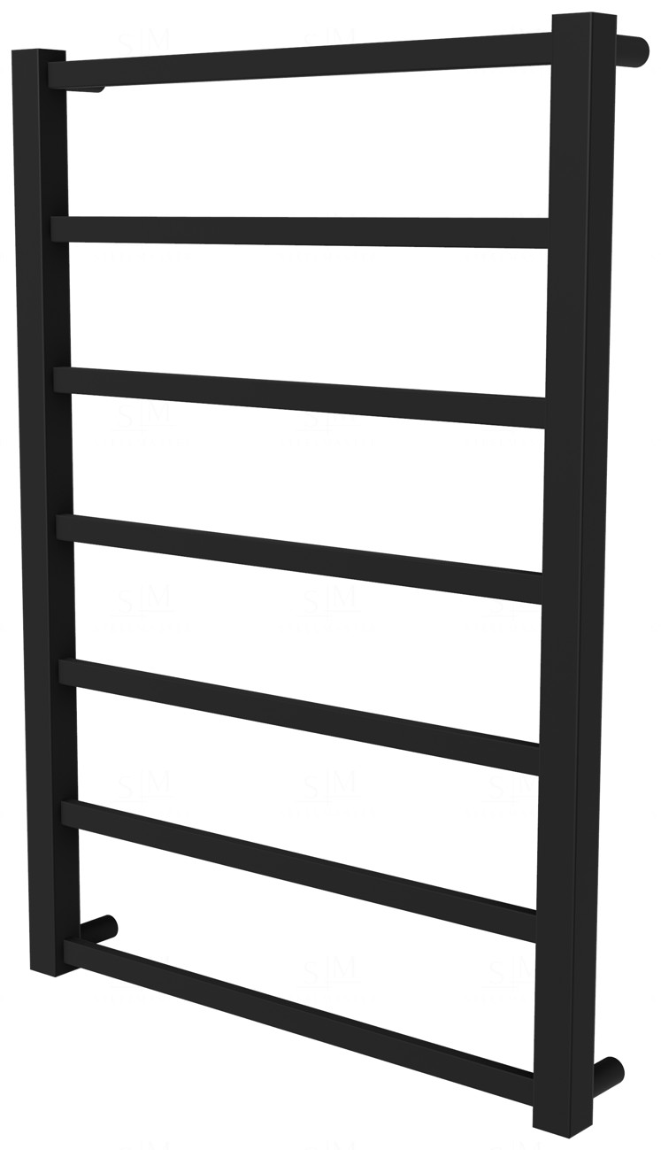 

Черная сушка для полотенец Quatro 7 RAL9005 лесенка 750x530, black