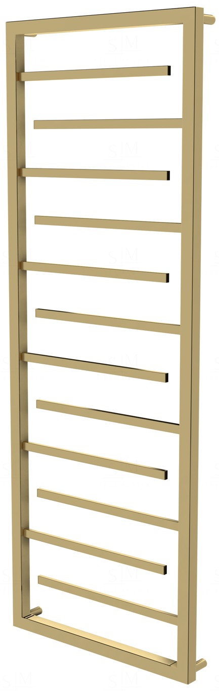 

Полотенцесушитель Prestige 12 золото лесенка 1350x530, gold