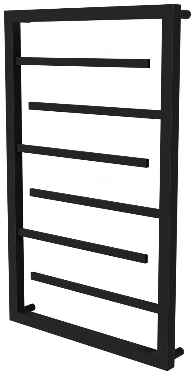 

Полотенцесушилка Prestige 6 черная RAL9005 лесенка 750x530, black