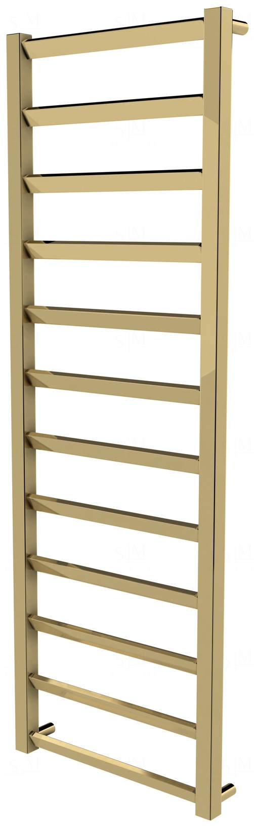 

Полотенцесушитель Slide 12 золото лесенка 1250x430, gold