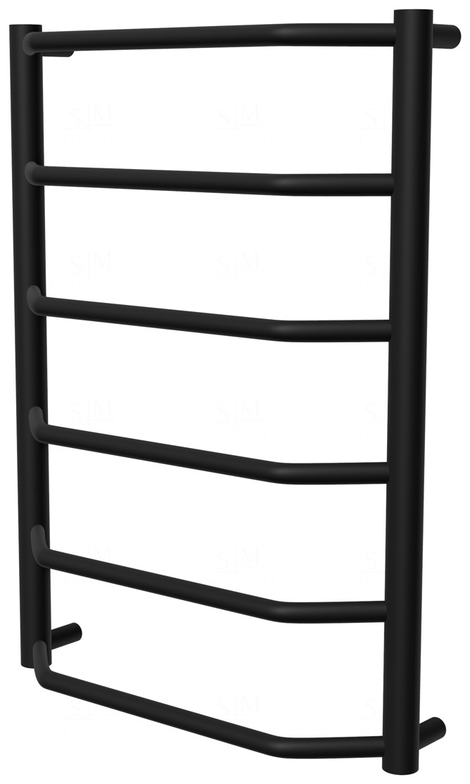 

Сушилка для полотенец Standart 6 черная RAL9005 лесенка 650x482, black