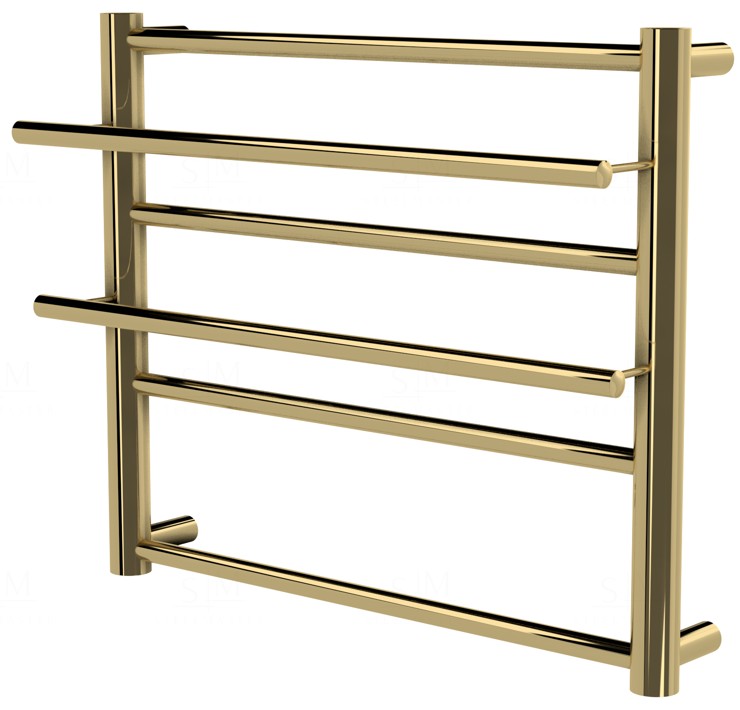 

Золотой полотенцесушитель Elegant 4 лесенка 450x482, gold