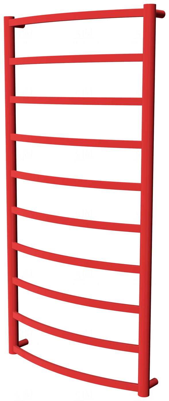 

Красная сушилка для полотенец Elite 10 RAL3020 лесенка 1050x532, red