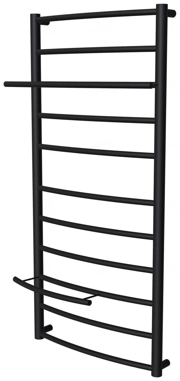 

Черный полотенцесушитель Safo 11 RAL9005 лесенка 1000x432, black