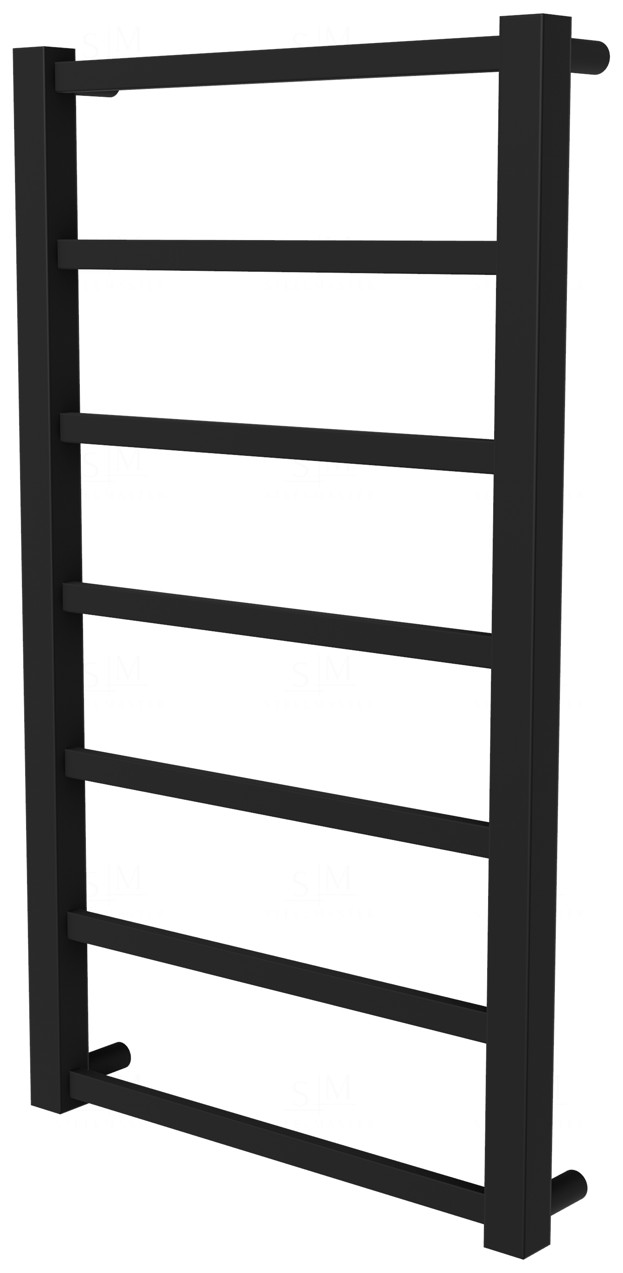 

Сушилка для полотенец Quatro 7 черная RAL9005 лесенка 750x430, black