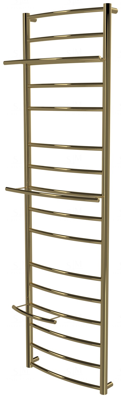 

Золотая сушка для полотенец Safo 16 лесенка 1500x432, gold