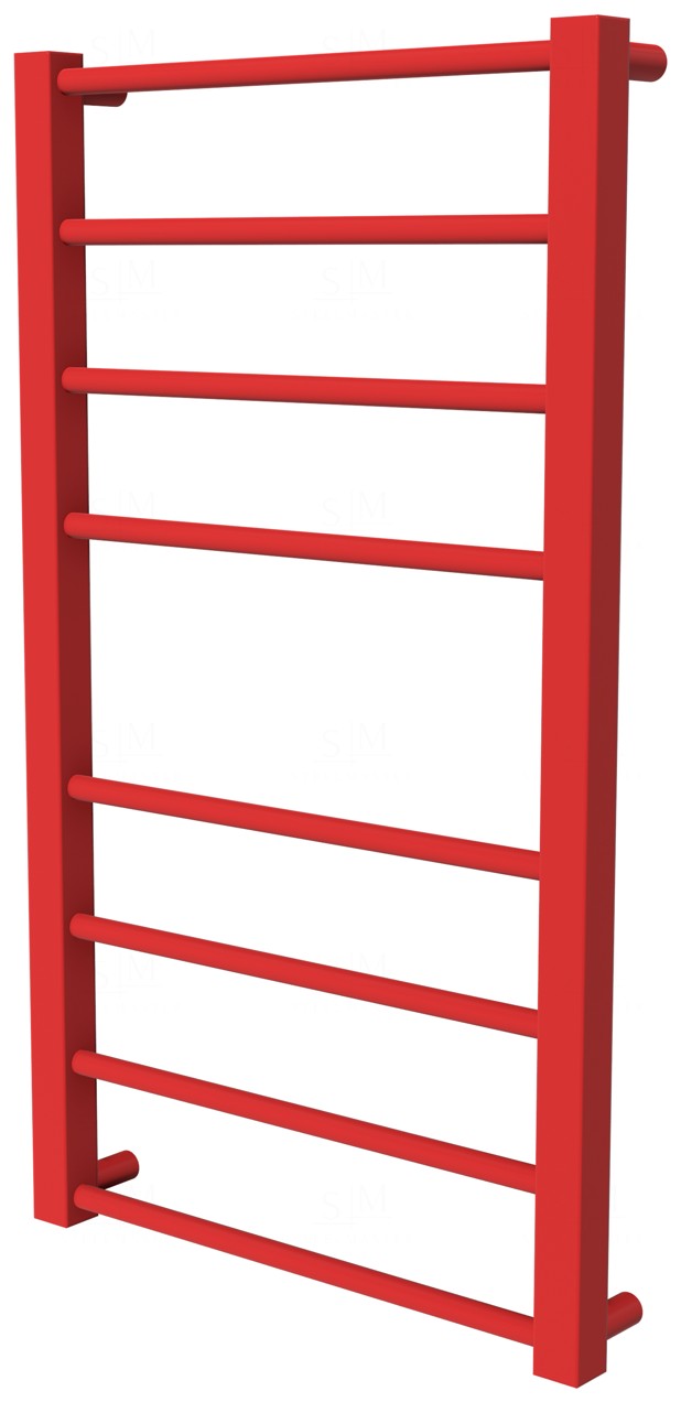 

Красная сушилка для полотенец Sonnet 8 RAL3020 лесенка 750x430, red