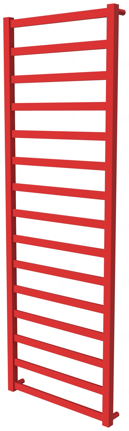

Сушилка для полотенец Extra 15 красная RAL3020 лесенка 1550x530, red