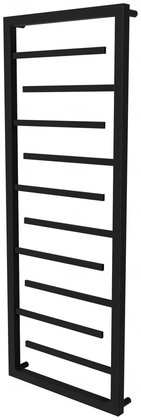 

Полотенцесушитель Prestige 10 черная RAL9005 лесенка 1150x480, black