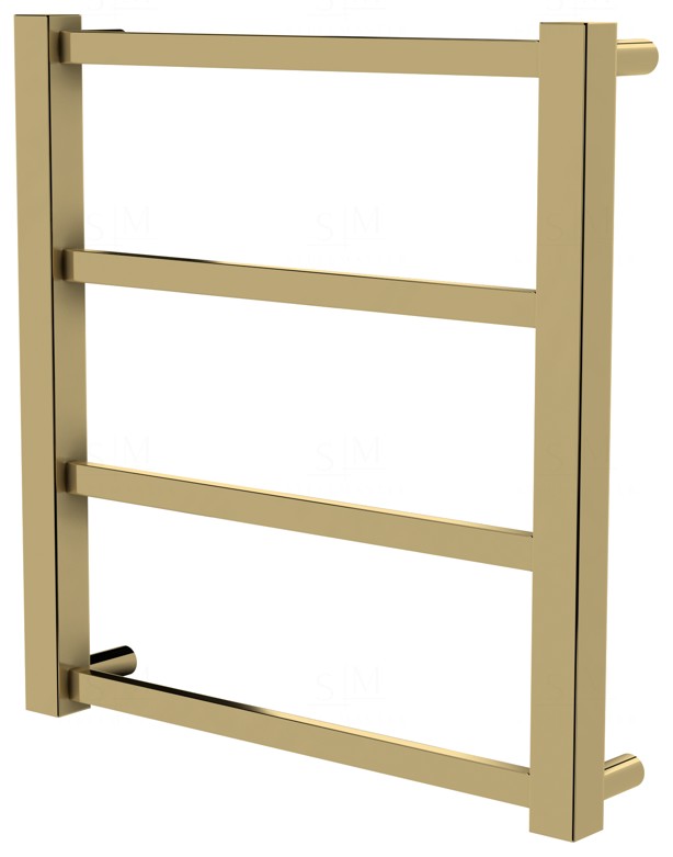 

Золотой полотенцесушитель Quatro 4 лесенка 450x430, gold