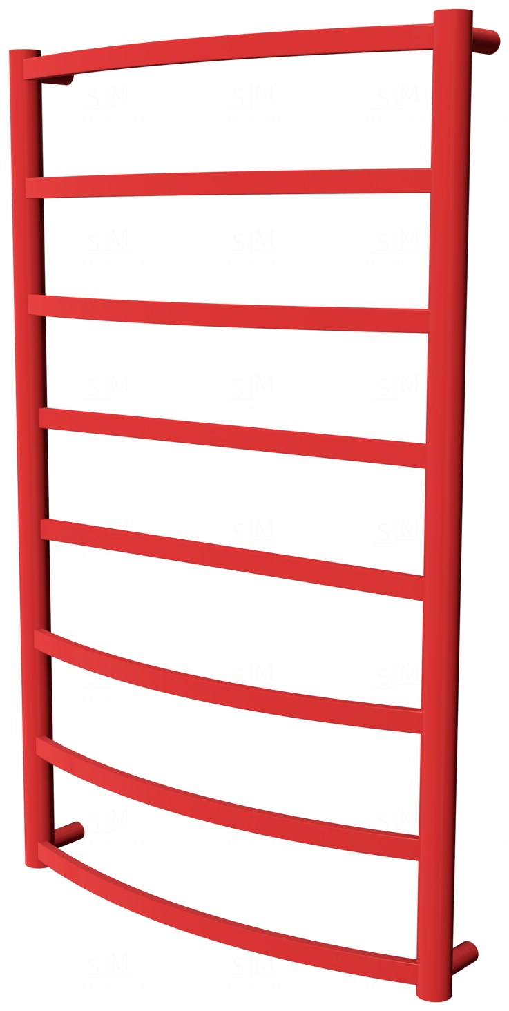 

Красная сушилка для полотенец Elite 8 RAL3020 лесенка 850x532, red