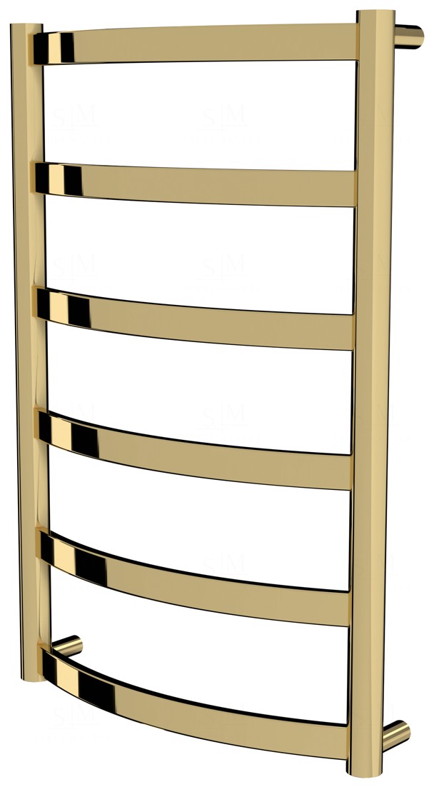 

Полотенцесушитель Maxima 6 золото лесенка 650x432, gold