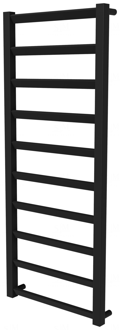 

Полотенцесушитель Slide 10 черная RAL9005 лесенка 1050x430, black