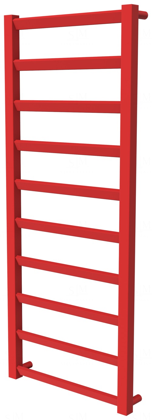 

Красная сушилка для полотенец Slide 10 RAL3020 лесенка 1050x430, red