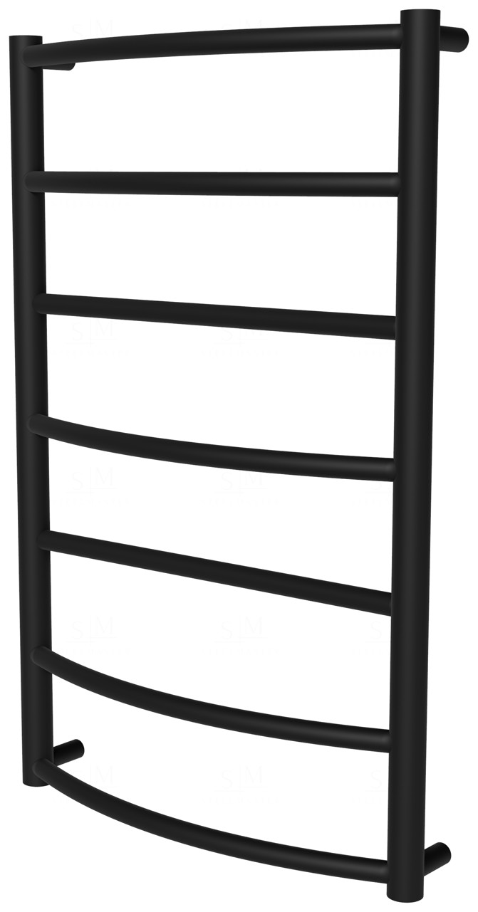 

Черный полотенцесушитель Classic 7 RAL9005 лесенка 750x482, black