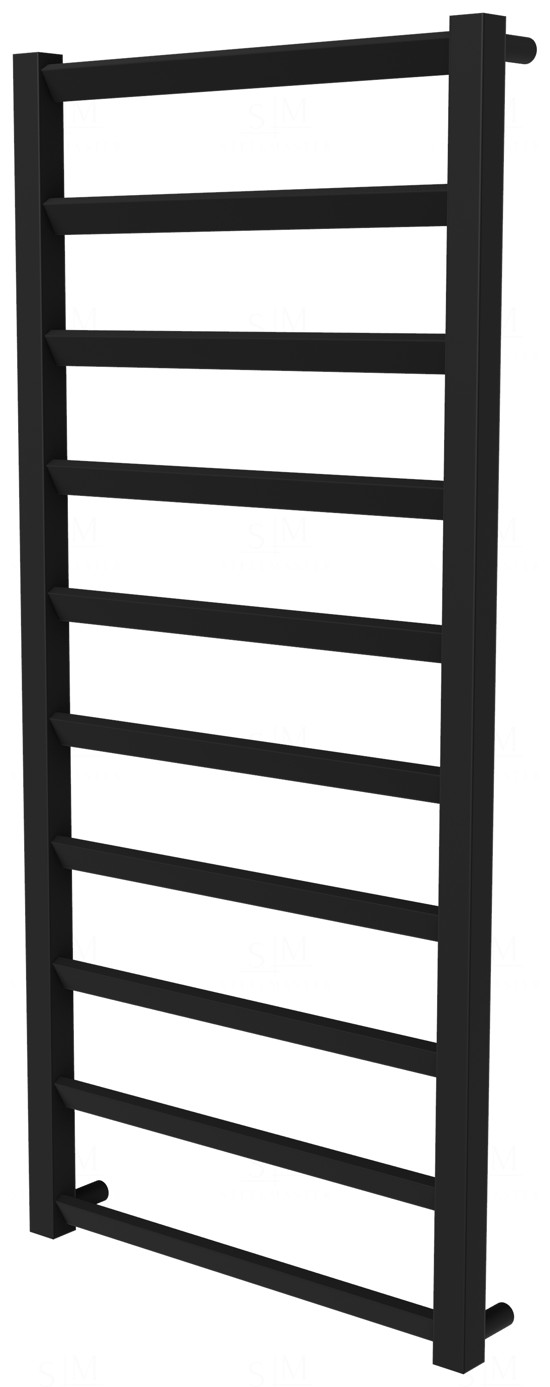 

Полотенцесушилка Slide 10 черная RAL9005 лесенка 1050x480, black