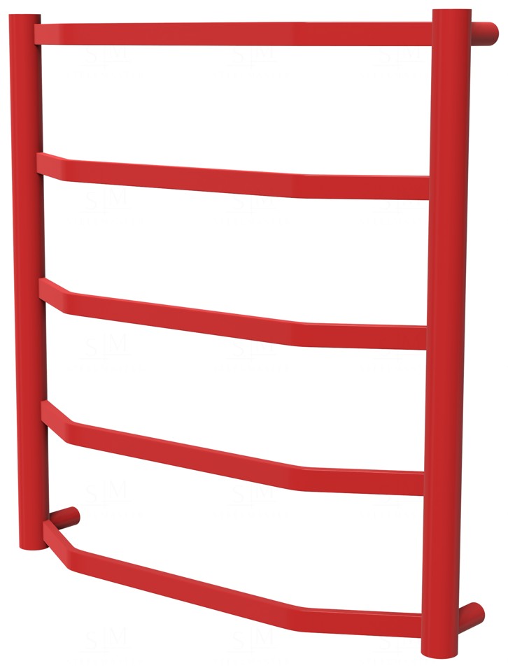 

Красный полотенцесушитель Luxe 5 RAL3020 лесенка 550x532, red