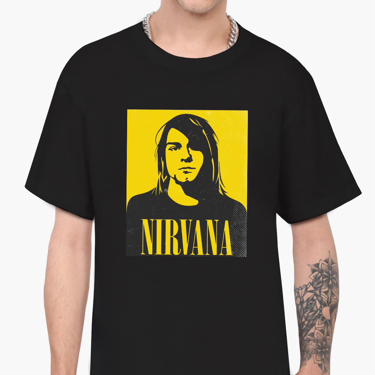 

Футболка мужская Курт Кобейн Нирвана (Kurt Cobain Nirvana) (9223-2970-2)  Черная, Футболка мужская Курт Кобейн Нирвана (Kurt Cobain Nirvana) (9223-2970-2) M Черная