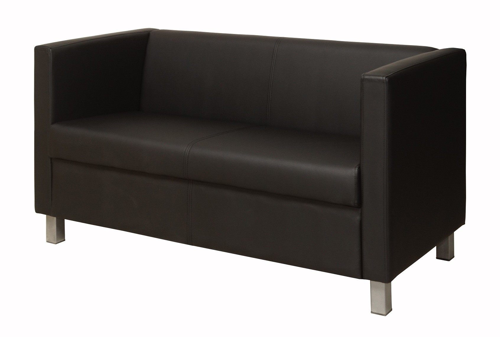 

Диван офисный двухместный Премьера Канзас 2 1440х680х770 Fly Soft-2230 черный