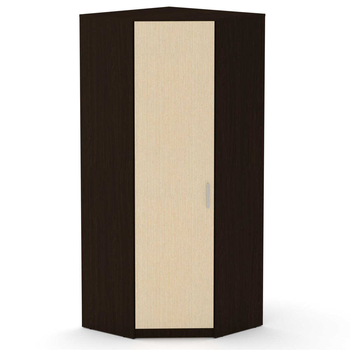 

Шкаф угловой для одежды Компанит 3У венге комби (80,2х80,2х195 см)