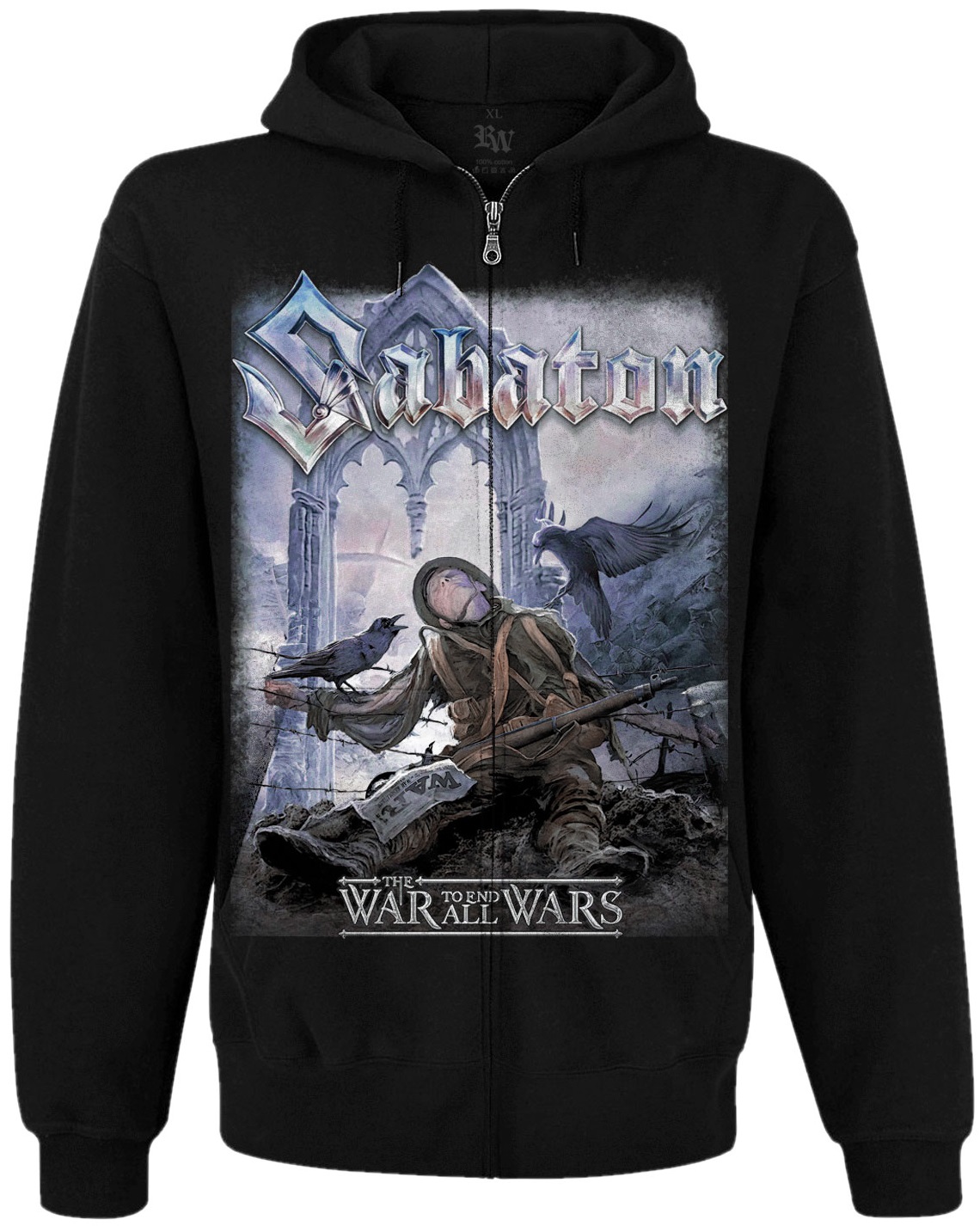 

Кенгуру Rockway Sabaton "The War To End All Wars" на молнии Черный, Размер XXL
