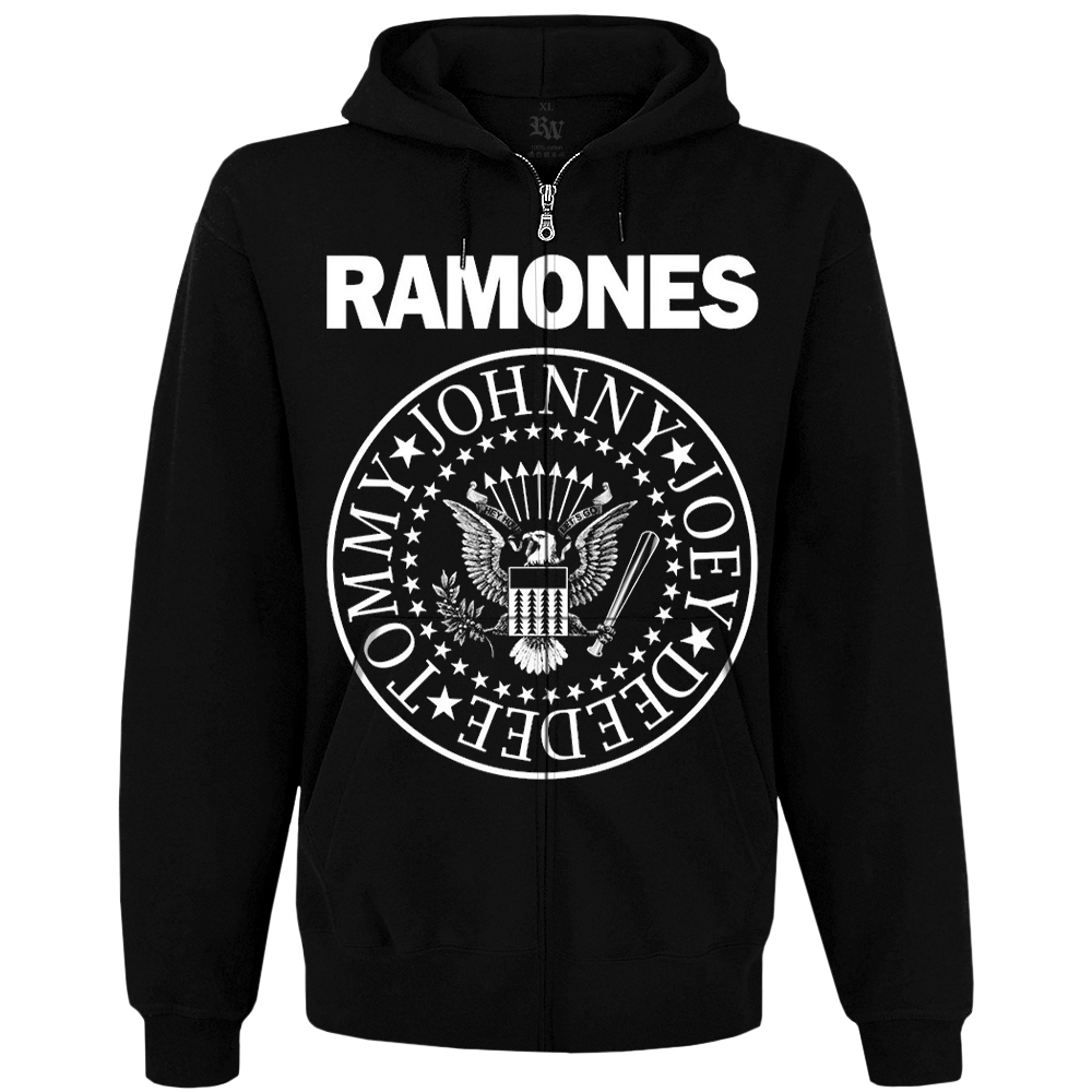 

Кенгуру Rockway Ramones "Hey Ho Let's Go" на молнии Черный, Размер XXL