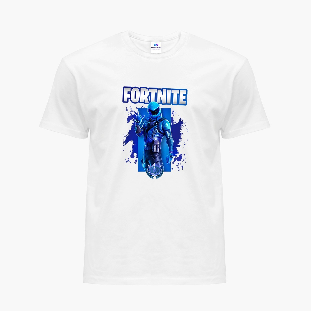

Детская футболка Фортнайт (Fortnite) (9224-1192) 158-164 см Хлопок Белый