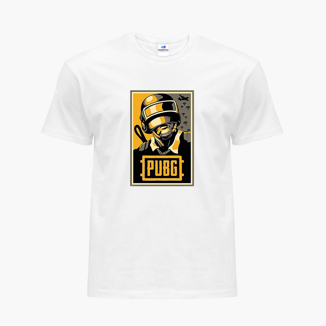 

Детская футболка ПАБГ (PUBG) (9224-1179) 134-140 см Хлопок Белый