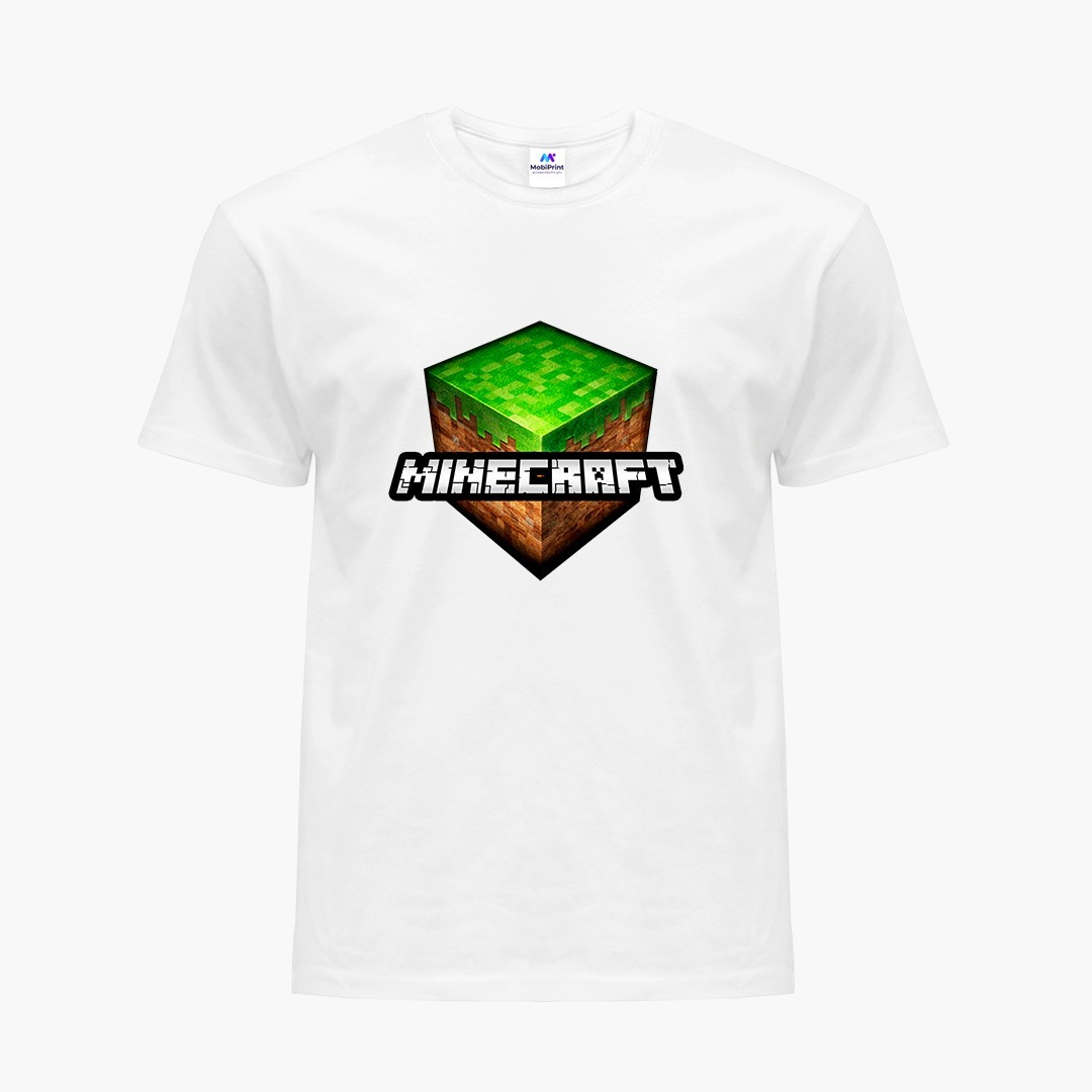 

Детская футболка МайнКрафт (MineCraft) (9224-1174) 134-140 см Хлопок Белый
