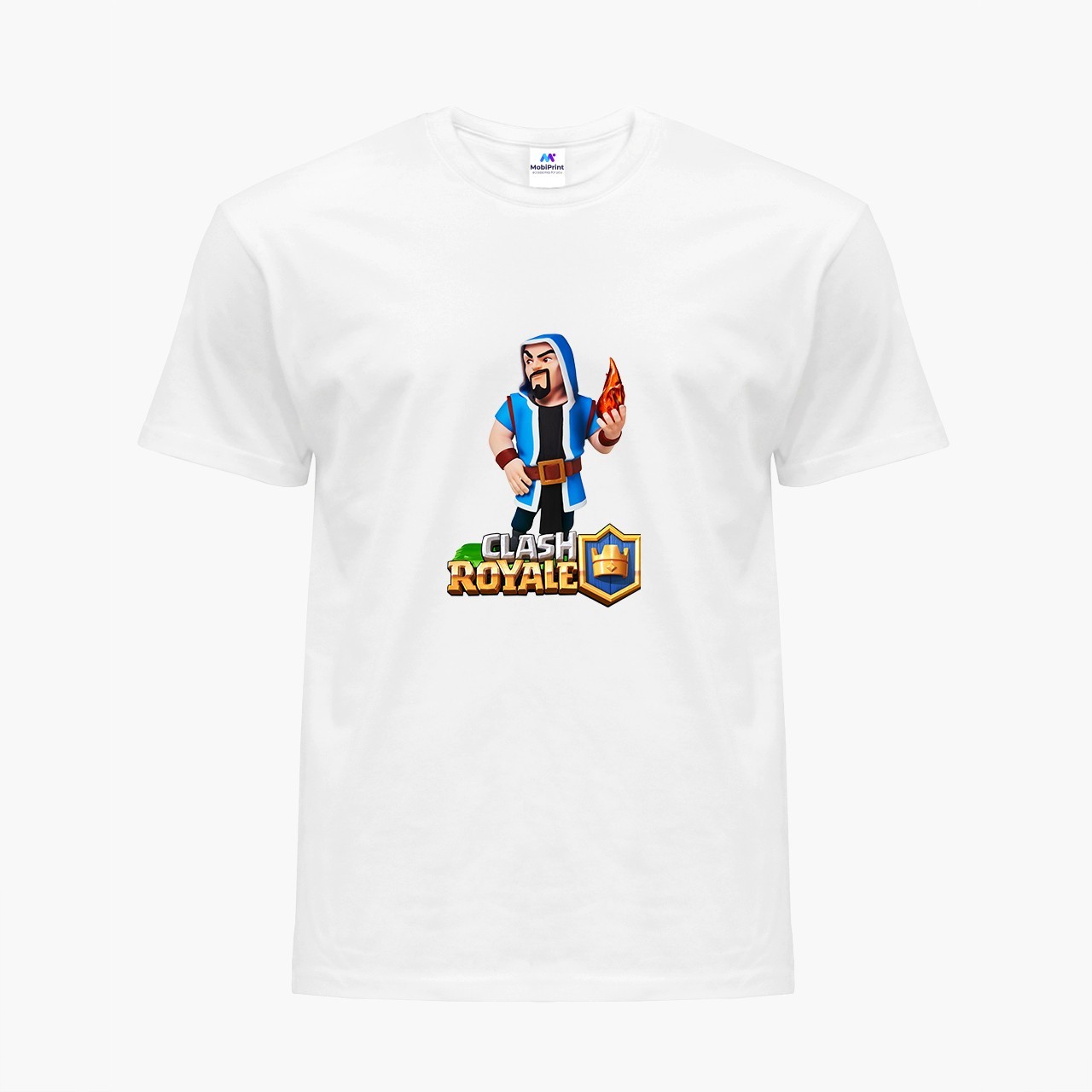 

Детская футболка Клеш Рояль (Clash Royale) (9224-1951) 110-116 см Хлопок Белый