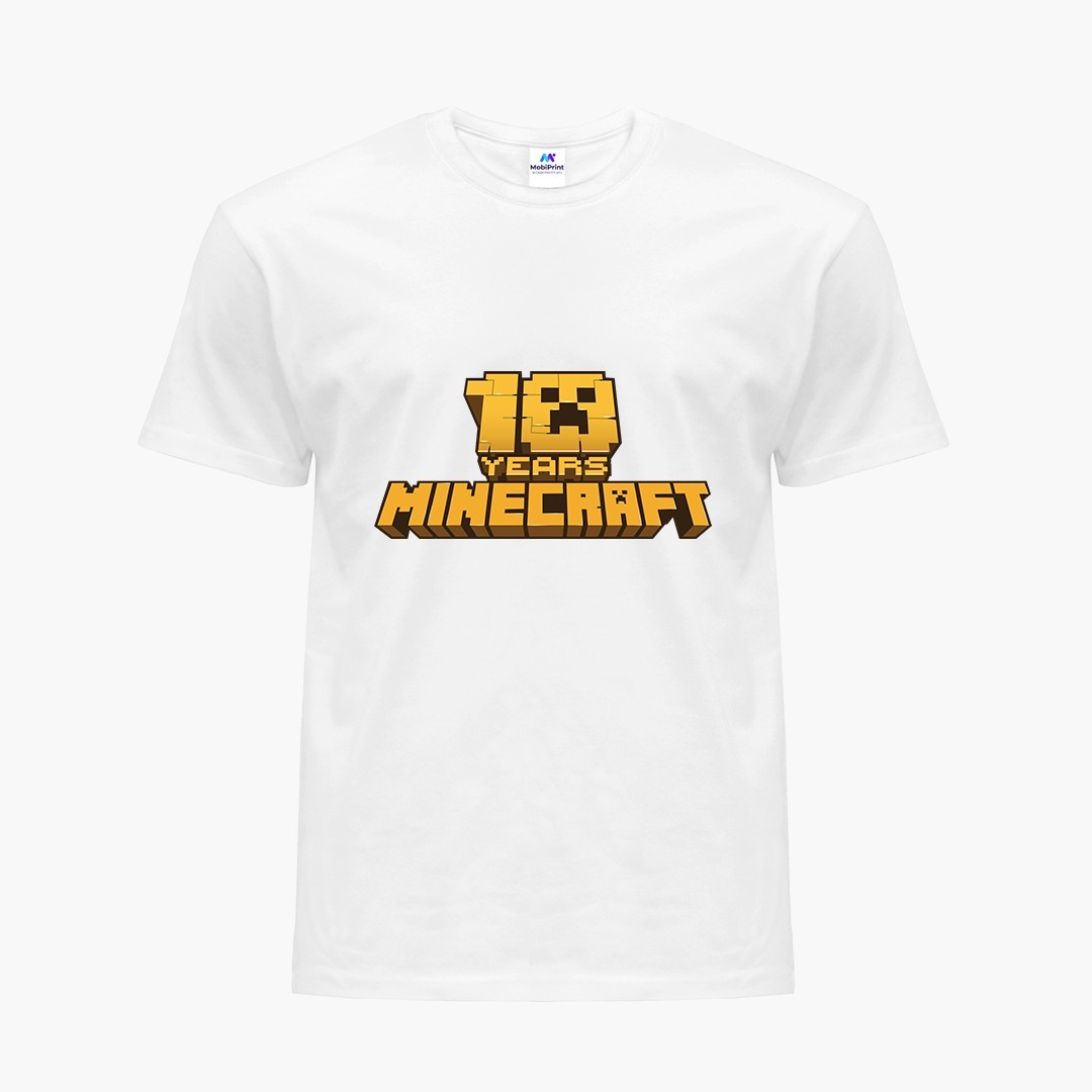 

Детская футболка МайнКрафт (MineCraft) (9224-1171) 146-152 см Хлопок Белый