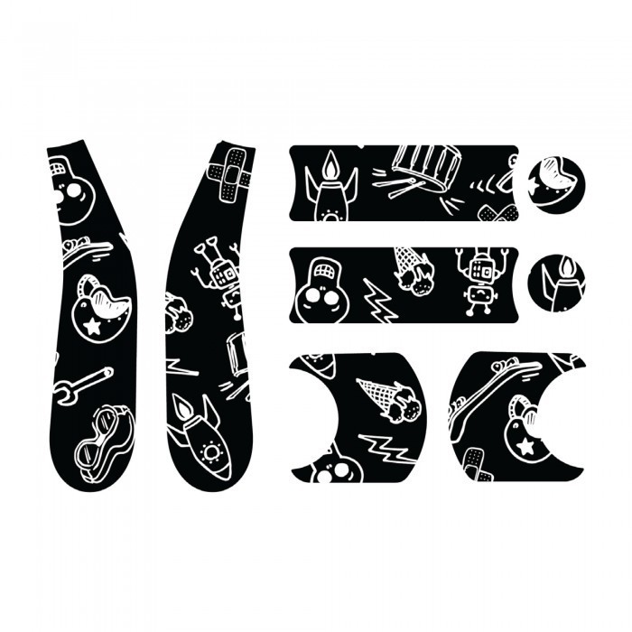 

Doona Набор наклеек на велосипед Liki Sticker B&W Cool Sketch