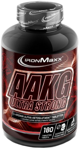 

Аргинин IronMaxx AAKG Ultra Strong 180 таблеток (4260426836690)