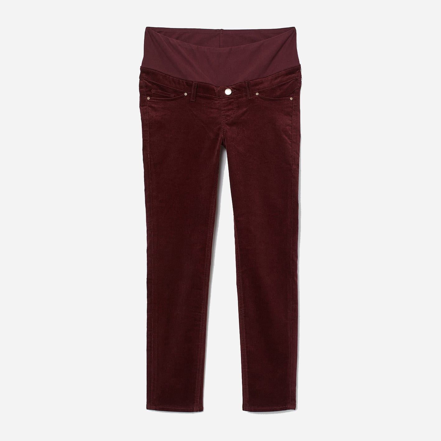 

Брюки для беременных H&M 0794484  Бордовые, Брюки для беременных H&M 0794484 48 Бордовые