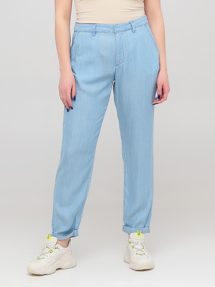 

Брюки H&M 0733424_без ремня  Голубые, Брюки H&M 0733424_без ремня 42 Голубые