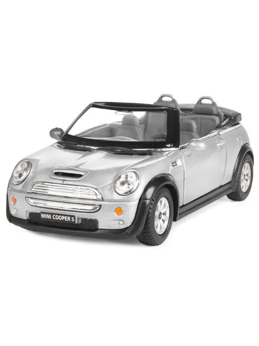 

Дитяча колекційна машинка Mini Cooper S Kinsmart KT5089W інерційна (Сріблястий)