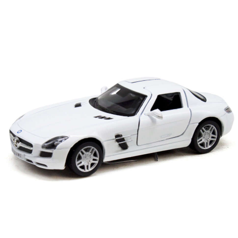 

Машинка металева KT5349W Mercedes-Benz SLS AMG (Білий)