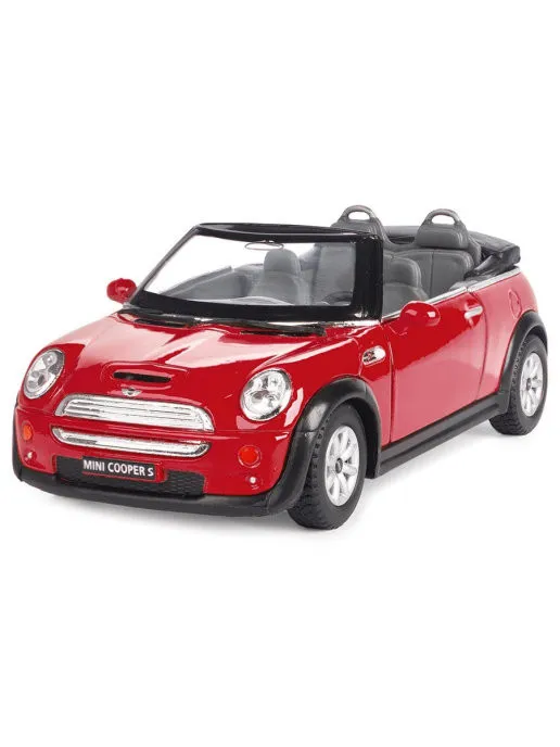 

Дитяча колекційна машинка Mini Cooper S Kinsmart KT5089W інерційна (Червоний)