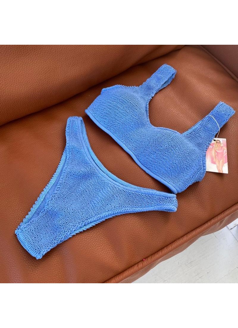 

Купальник топ из оригинальной жатки Modern Boutique синий,  К834, Купальник топ из оригинальной жатки Modern Boutique синий, S К834