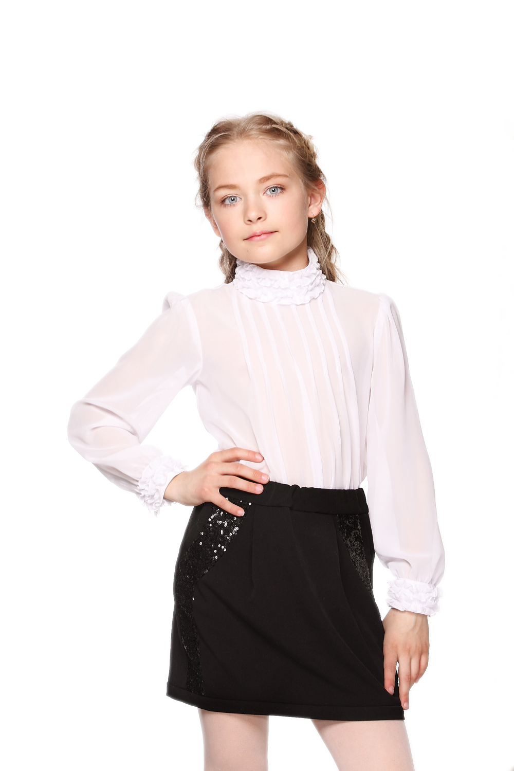 

Юбка-тюльпан с пайетками Lukas Kids 158 черный(8222)