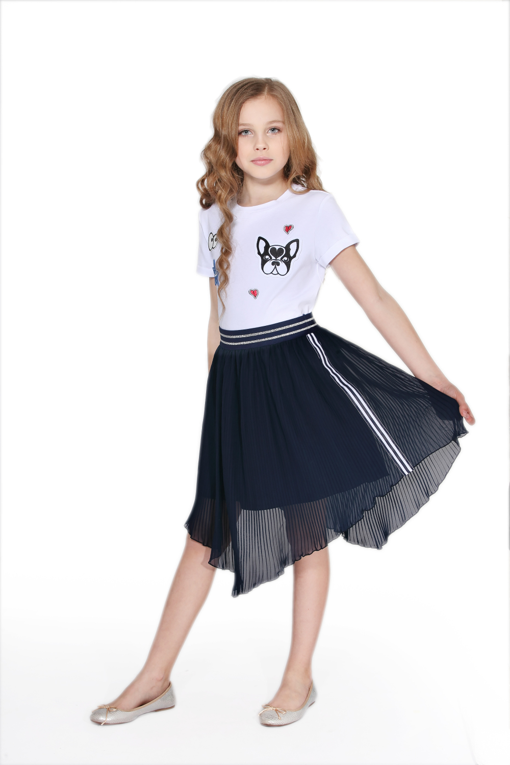 

Юбка с лампасами Lukas Kids 128 синий(9159)
