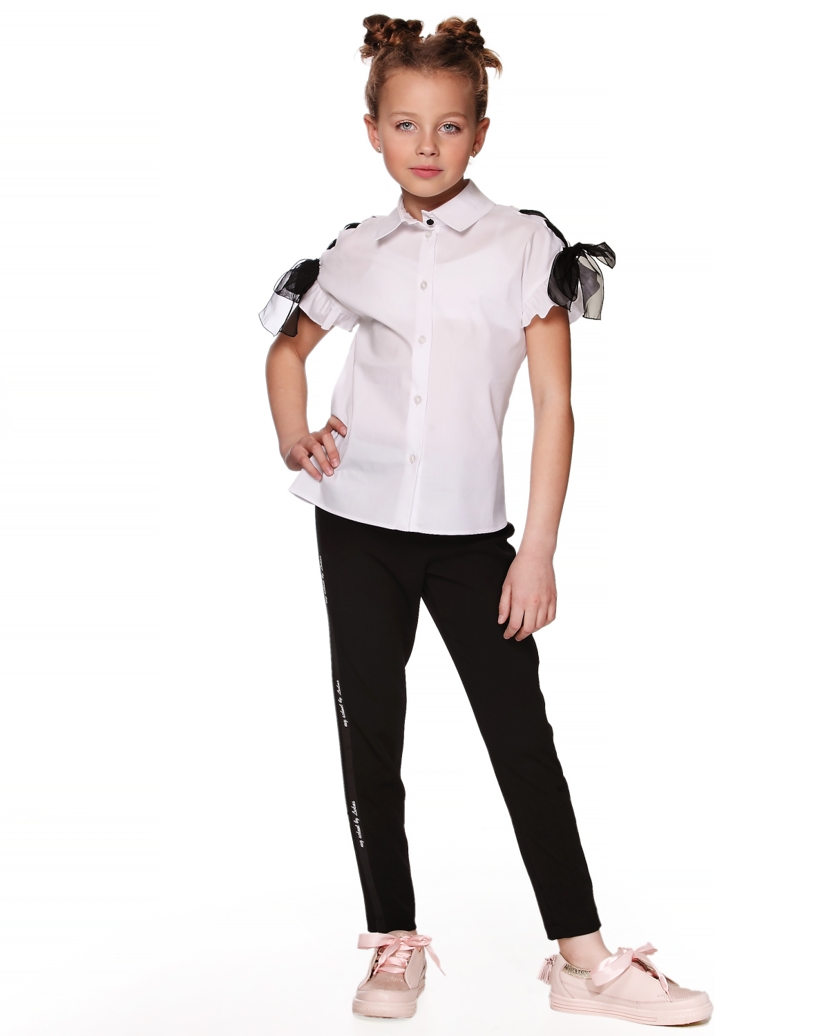 

Брюки с лампасами Lukas Kids 128 черный(8219)